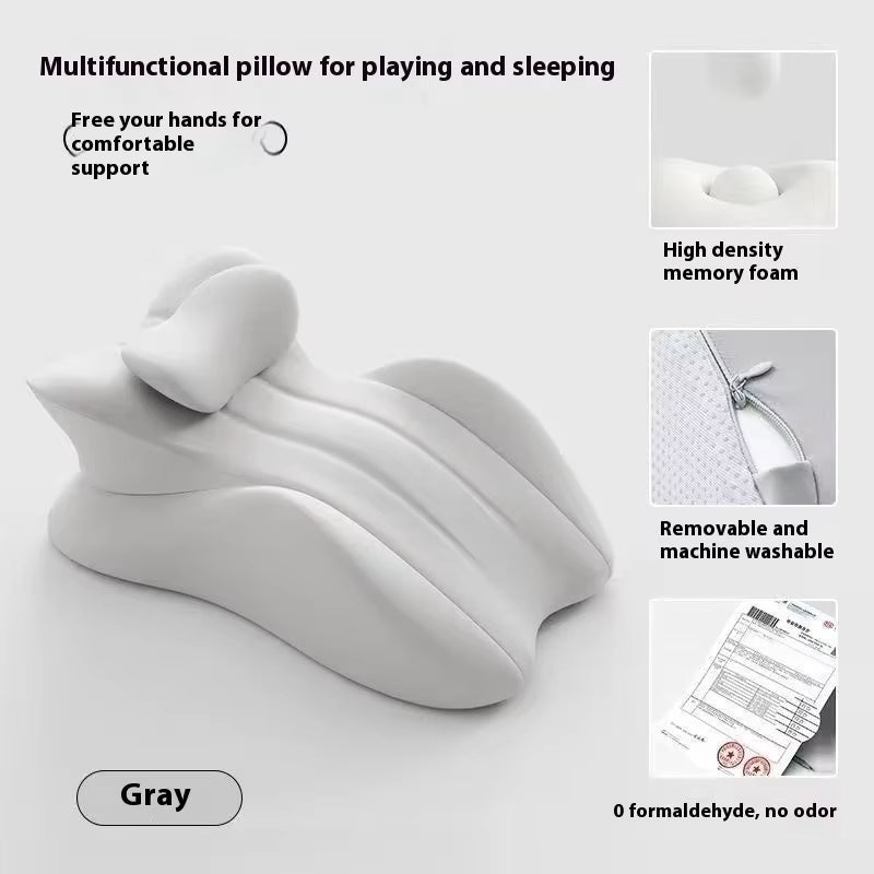 Bedside Bed Multifunctional Lying Pillow Prone Reading Cushion Pillow Phone Lying down Sleeping Artifact Pillow Cushion