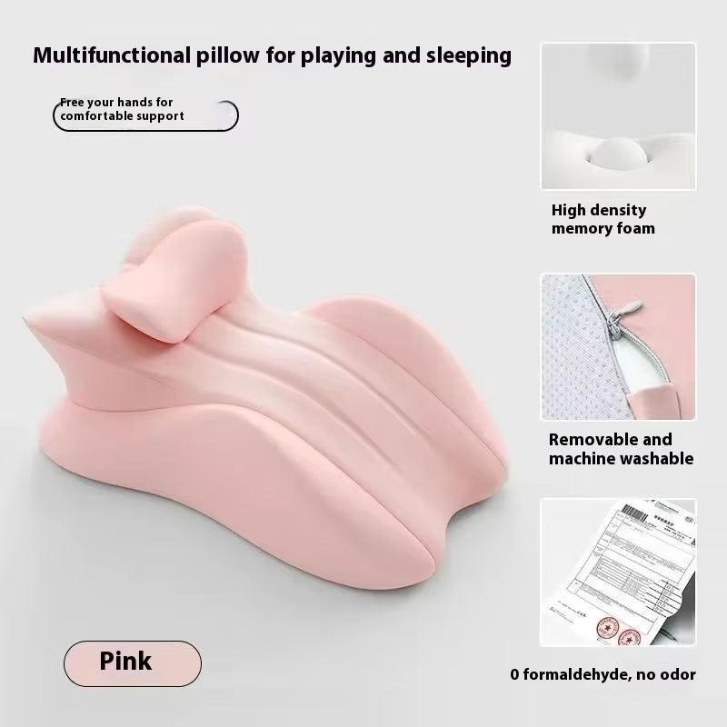 Bedside Bed Multifunctional Lying Pillow Prone Reading Cushion Pillow Phone Lying down Sleeping Artifact Pillow Cushion