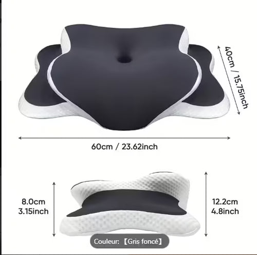 Oreiller cervical ergonomique Papillon