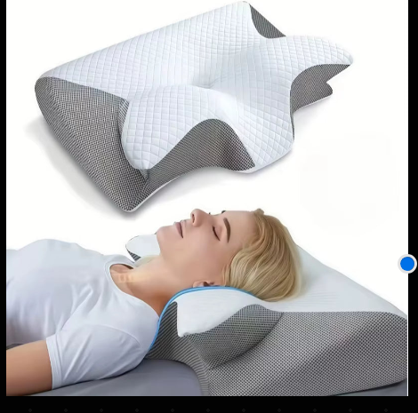 Oreiller cervical ergonomique - soutien nuque et colonne vertébrale