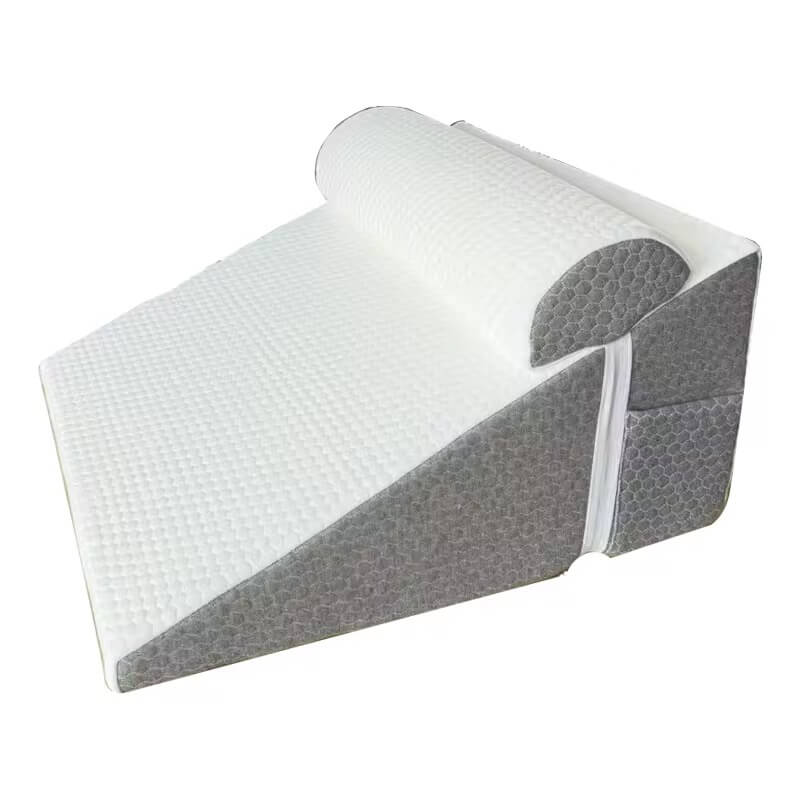 Oreiller triangulaire 2 pièces certifié Oeko-Tex - vue de face